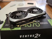 Karta graficzna NVIDIA MSI GeForce RTX 4070 SUPER VENTUS 2X OC 12GB GDDR6X