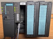 Siemens Simatic S7-314 + karta 128kB + CP343-1 Lean  + 16we + 16wy