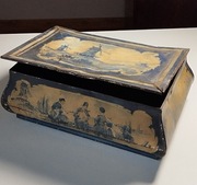 Blaszane pudełko, holenderskie scenki, do renowacji