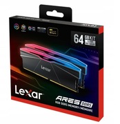 Lexar Ares DDR5 RGB 64GB (2x32GB) 6400MHz CL32 XMP/EXPO