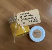 Mini Świeca z wosku pszczelego od Sikorki 40 ml