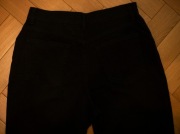 St Michael M&S Czarne Jeansy Dzwony Vintage UK 12 EU 40 Wysoki Stan W30