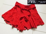 ZARA cudne zwiewne  spodenki w groszki r.S/M