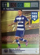 PANINI FIFA 365 2015/16 KARTA TEAM MATE MATIAS SUAREZ