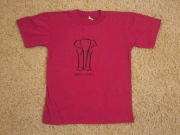 Bawełniana bluzka z Sri Lanki, z słoniem roz.140 cm