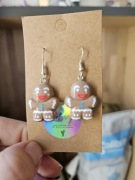 Kolczyki piernik pierniczki  święta Boże Narodzenie gwiazdką 