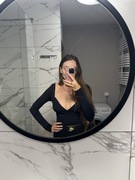 Czarna bluzka stradivarius