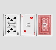 Winietki na talerz - Karty Pokerowe