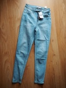 spodnie skinny Ewa Minge 34 Femstage wysoka talia