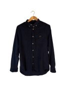 Koszula Gant sztruksowa granatowa z logiem XL