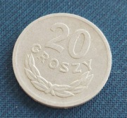 Moneta 20 groszy 1969 r.