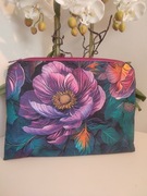 Kosmetyczka  materiał wodoodporny 