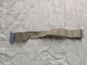 Taśma IDE 40 pin 2 złącza 50 cm z niebieską wtyczką ATA33 retro PC