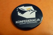 Konfederacja Button Przypinka Polityka Partia Wybory Sejm