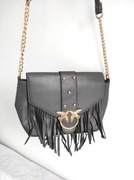 Grafitowa listonoszka z jaskółkami fr