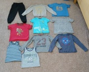 Paka ubrań dla chłopca 128/134/140 – 10 sztuk! Dresy, Bluza, T-shirty
