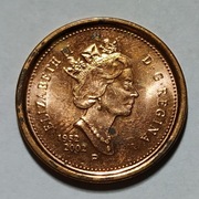 1 cent 2002P 50 rocznica intronizacji Elżbiety II Kanada