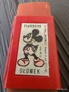 Myszka ołówek długopis gumka do mazania temperówka oryginał PRL