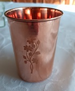 Kubek miedziany 0,25l 250ml czysta 100% miedź Ajurweda garnuszek