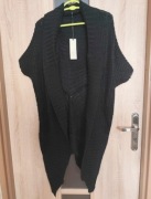 130 Czarny sweter narzutka kardigan rozmiar S
