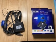 Przełącznik ATEN KVM Switch 2 porty na USB + VGA