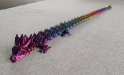 CRYSTAL DRAGON 50CM!!! Wydruk 3d w kolorze Carnival