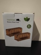 Pułapka na żywe myszy i gryzonie TAKRINK 2 sztuki