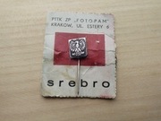 PTTK zp wpinka orzełek bez korony srebro 