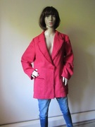 Luisa Spagnoli żakiet marynarka ceglasty kolor lniana 80% len nowa _ XL