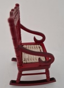 Miniatura FOTEL BUJANY 1:12 | Drewniany | W pudełku 