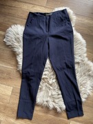 Reserved granatowe eleganckie spodnie 36 s do pracy biuro