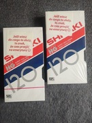 Kaseta VHS nowa w folii, 2 sztuki 