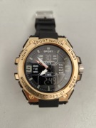 Zegarek męski analogowo - cyfrowy 