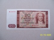 Niemcy NRD 20 marek 1964 ser.HJ  st.1