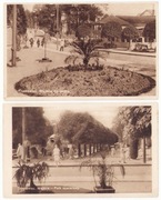 KRESY~2 x TRUSKAWIEC~ Wejście- Park spacerowy~ Wejście do parku~1930~STAN!