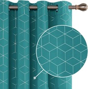 Deconovo Zasłona Zaciemniająca 137x118 cm, 1 sztuka 