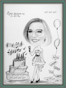 Karykatury portret ze zdjęcia 