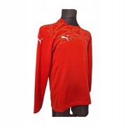 *III MĘSKA BLUZA CIENKA PUMA CZERWONA ROZMIAR S ŚLISKI MATERIAŁ SIŁOWNIA