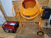 Zestaw BETONIARKA  160L 230V KD495 Agregat Prądotwórczy 3 kw Siła 230 v 