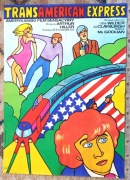 plakat filmowy TRANSAMERICAN EXPRESS - 1977 - MUCHA IHNATOWICZ 