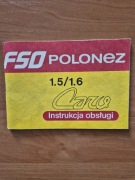 Instrukcja obsługi FSO Polonez caro 1991