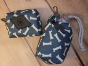 Zestaw saszetka na smaczki i woreczki # kości