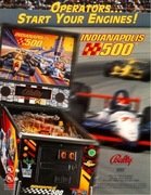 fajny flipper pinball wyścig INDIANAPOLIS 500 Bally 1995 projekt Nordmana