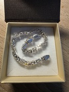 Branzoletka srebrna męska próba 925