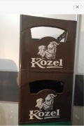 Skrzynka Transporter Krata Kasta na butelki od piwa, Kozel piwo