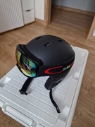 Kask i gogle dziecięce na narty snowboard