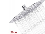 Deszczownica prysznicowa Stalowa Cienka okrągła