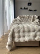 Futrzany koc narzuta home&you