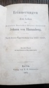 Starodruk 1874 - "Erinnerungen... Blaramberg"