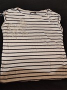 T-shirt w paski damski